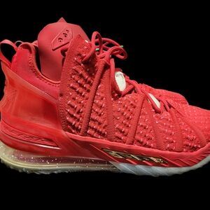 Nike LEBRON XVIII Red Men's Sneakers
